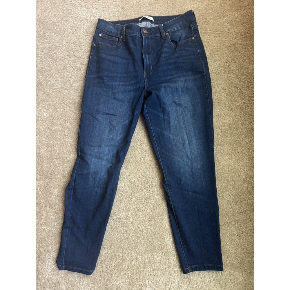 Womens Celebrity Pink Jeans Size 15/32 Blue Denim Solid Pants High Rise